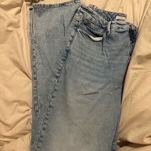 Classic Blue Denim Jeans Good American